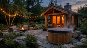 Fitting a 6 Person Sauna Into a Small Backyard